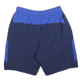 NIKE Mens Blue Casual Polyester Shorts M W28 Breathable Drawstring