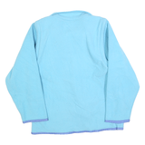 WILSON Womens Blue & Purple Plain Jumper Full Zip M Polyester Casual Comfort