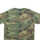 TEE SWING Mens Green Brown Camo Graphic T-Shirt XL Short Sleeve Crew Neck