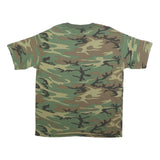 TEE SWING Mens Green Brown Camo Graphic T-Shirt XL Short Sleeve Crew Neck