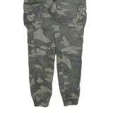 TERRANOVA Mens Slim Camouflage Cargo Cotton Blend Trousers W26 L28