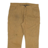 DICKIES Mens Beige Regular Fit Straight Leg Denim Jeans W40 L30 Classic Cotton