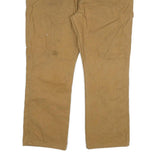 DICKIES Mens Beige Regular Fit Straight Leg Denim Jeans W40 L30 Classic Cotton