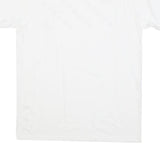 NEW BALANCE Mens White Cotton Blend Graphic T-Shirt L Short Sleeve Crew Neck