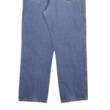 DICKIES Mens Relaxed Blue Denim Jeans W36 L30 Workwear Zip Closure