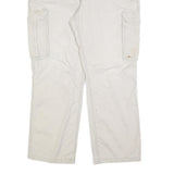 CARHARTT Mens Cotton Blend Beige Relaxed Cargo Trousers W38 L32 Workwear