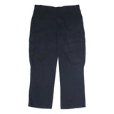 DICKIES Mens Polyester Blend Navy Regular Cargo Trousers W36 L30 Workwear Zip