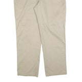 DICKIES Mens Regular Fit Beige Cotton Blend Trousers W42 L32 Workwear Zip