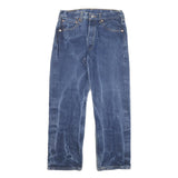 LEVI'S 501 Mens Jeans Blue Regular Straight Denim Medium W29 L27 Classic Fit