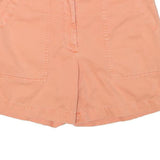 J.CREW Womens Shorts Peach Casual Cotton Blend L W30 Pocketed Summer