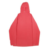 COLUMBIA Womens Red Pink Hooded Zip Jacket XL Softshell Plain Lightweight