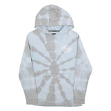 VANS Boys Blue & Grey Tie Dye Pullover Hoodie L Cotton Casual Warm