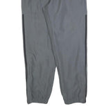 ADIDAS Mens Joggers Grey & Black Slim Tapered L W30 L30 Polyester Casual Wear