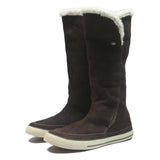 CONVERSE Womens High Boots Black Synthetic UK 6.5 Faux Fur Winter Stylish