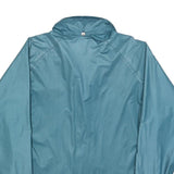 LOFFLER Mens Blue Polyester Blend Zip Jacket M Plain Lightweight Casual