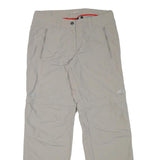 MAMMUT Womens Regular Beige Polyester Blend Trousers W30 L29 Outdoor Zip Pockets