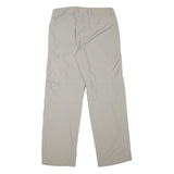 MAMMUT Womens Regular Beige Polyester Blend Trousers W30 L29 Outdoor Zip Pockets
