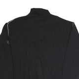 ATLAS FOR MEN Mens Black Cotton Blend Zip Jacket 2XL Casual Everyday Wear