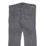 DIESEL Mens Jeans Grey Regular Straight Denim Medium W37 L30 Zip Closure