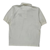 Nike Polo Shirt - Medium White Cotton