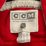 Chicago Blackhawks Ccm Nhl Hoodie - Large Red Cotton