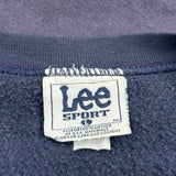 Michigan Wolverines Lee Sport College Sweatshirt - Large Navy Cotton