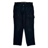 Duluth Cargo Pants - 34W 32L Black Cotton