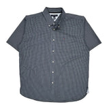 Tommy Hilfiger Checked Short Sleeve Shirt - XL Blue Cotton