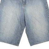 JAYJAY'S Mens Shorts Blue Denim Casual M W34 Cotton Blend Comfort Fit