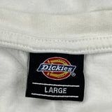 Dickies T-Shirt - Large White Cotton
