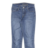 LEVI'S Womens Blue Slim Skinny Denim Medium Wash W25 L25 Stretch Cotton Jeans