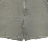 CARHARTT Mens Shorts Green Casual Cotton Blend L W36 Workwear Cargo Durable