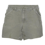 CARHARTT Mens Shorts Green Casual Cotton Blend L W36 Workwear Cargo Durable
