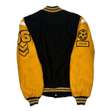 Soccer Manager Mecca Varsity Jacket - Large Black Nylon