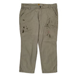 Carhartt Cargo Trousers - 40W 30L Khaki Cotton Blend