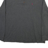 POLO RALPH LAUREN Mens Grey Patterned Pullover Half Zip Basic Knit Jumper XL