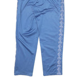 FILA Mens Joggers Blue & White Regular Straight M W28 L29 Cotton Blend Logo Tape