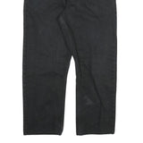 LEVI'S 521 02 Mens Black Regular Jeans Denim W34 L26 Button Closure