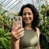 Seashell Tropical Paradise iPhone 14 Case - Lifestyle photo showing phone case in use