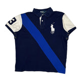 Ralph Lauren Polo Shirt - Large Navy Cotton