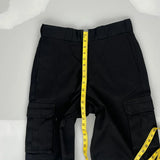Dickies Cargo Shorts - 30″ Waist Black Polyester Blend