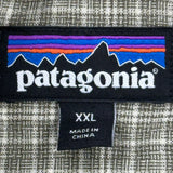 Patagonia Checked Short Sleeve Shirt - 2XL Green Cotton