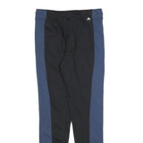 ADIDAS Womens Joggers Black & Navy Blue & White Slim Regular S W28 L30 Contrast