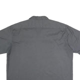 DICKIES Mens Grey Work Shirt 2XL Polyester Blend Casual Short Sleeve