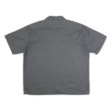 DICKIES Mens Grey Work Shirt 2XL Polyester Blend Casual Short Sleeve