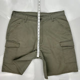 Polo By Ralph Lauren Cargo Shorts - 35W 9L Gray Cotton