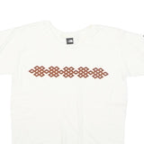 THE NORTH FACE Mens White Cotton Blend Graphic T-Shirt L Short Sleeve Crew Neck