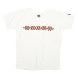 THE NORTH FACE Mens White Cotton Blend Graphic T-Shirt L Short Sleeve Crew Neck