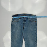 501 Levis Jeans - 36W 30L Blue Denim