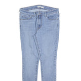 LEVI'S 711 Mens Slim Light Blue Denim Jeans Cotton Blend W31 L30 Zip Closure